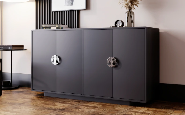 Sideboard 140 cm schwarz