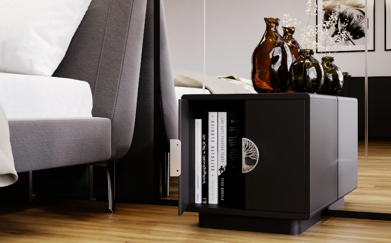 Beistelltisch schwarz modern