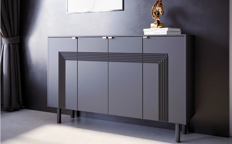 Sideboard schwarz 160 cm modern