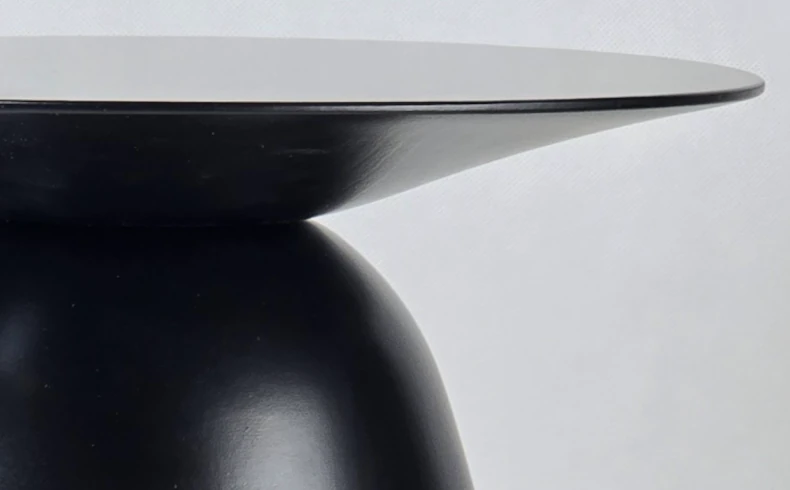 Couchtisch Holz schwarz 34 cm Höhe