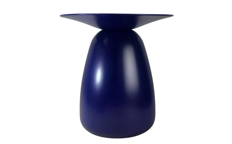 kleiner Holztisch marineblau modern