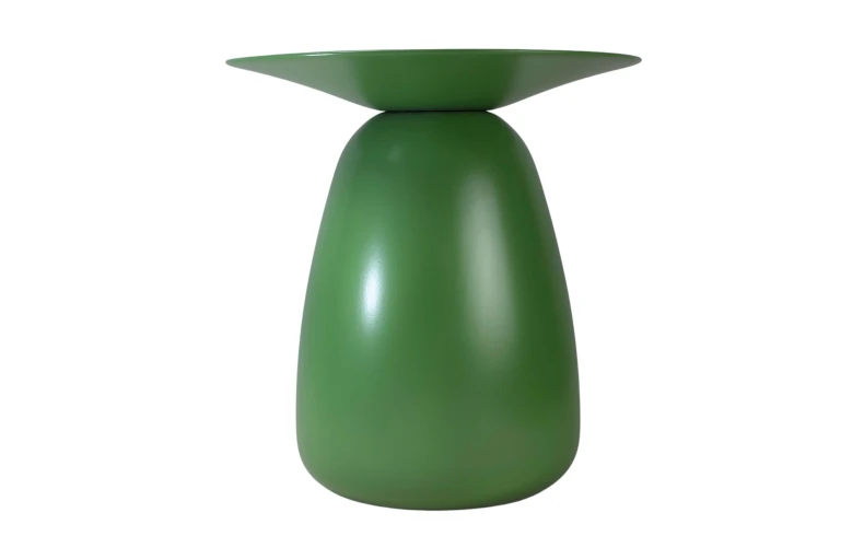 kleiner Holztisch grün modern