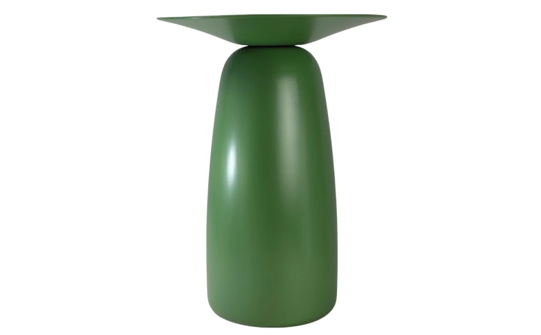kleiner Holztisch grün modern 44 cm