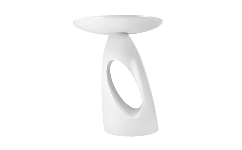kleiner Holztisch weiß modern 40 cm
