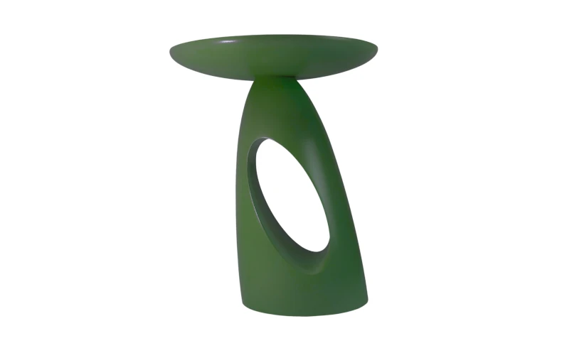 kleiner Holztisch grün modern 40 cm