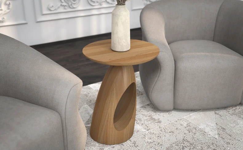 Couchtisch Holz 40 cm hoch