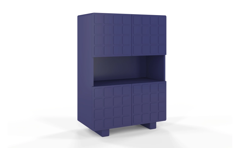 moderne Kommode marineblau Wohnzimmer