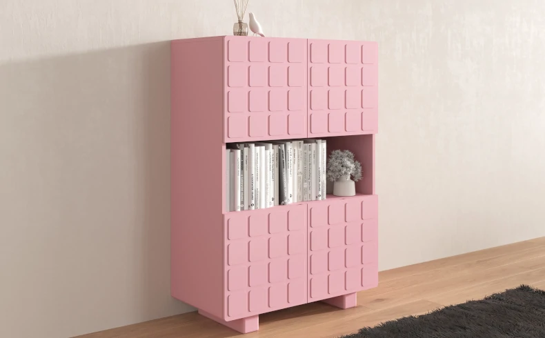 Kommode puderrosa 120 cm breit