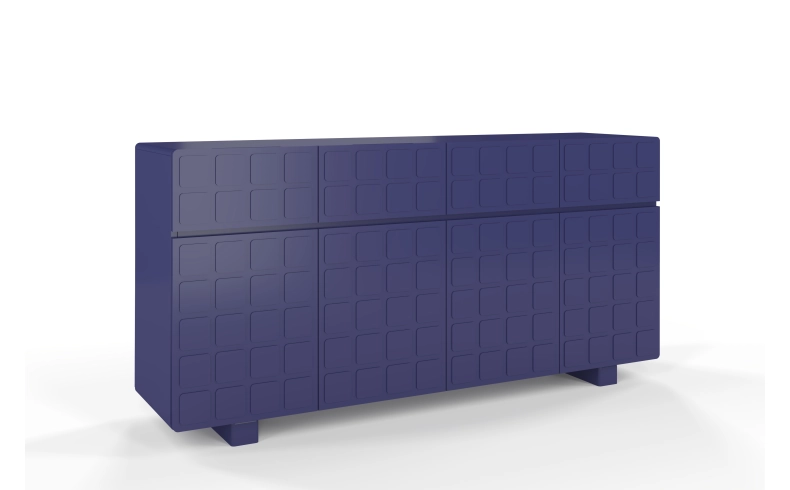 moderne Kommode marineblau Wohnzimmer