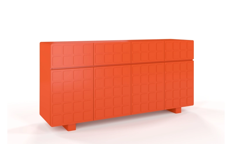 moderne Kommode orange Wohnzimmer