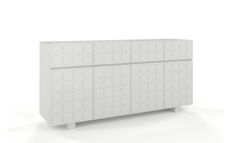 moderne Kommode milchgrau Wohnzimmer