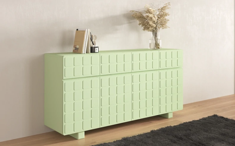 Kommode pastellgrün 169 cm breit