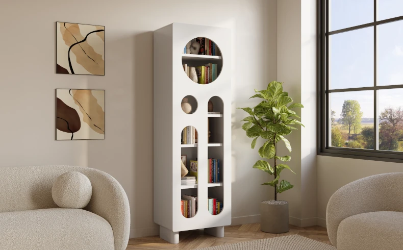Regal weiß modern 60 cm