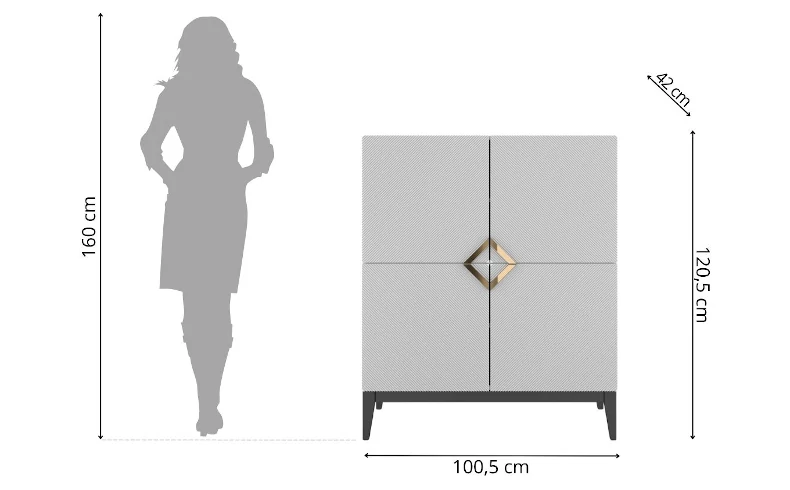Sideboard weiß Holz modern