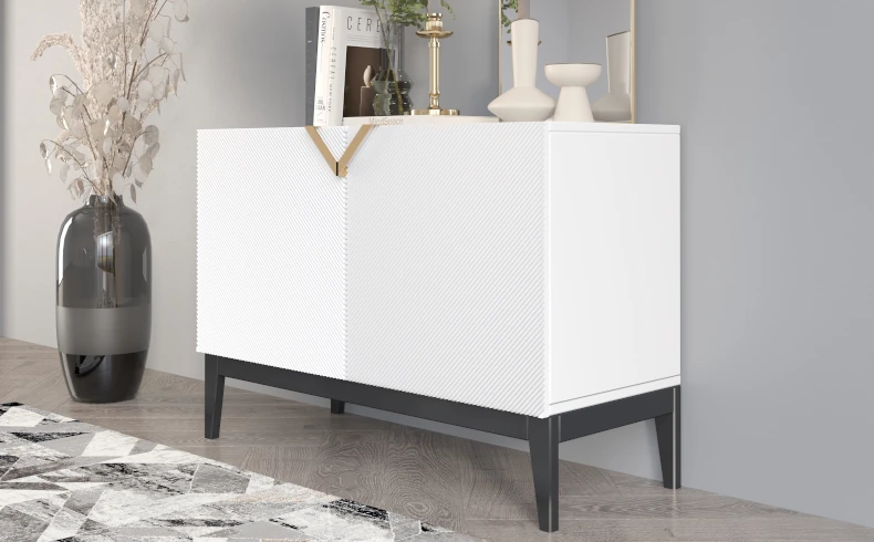Sideboard 100 cm weiß modern