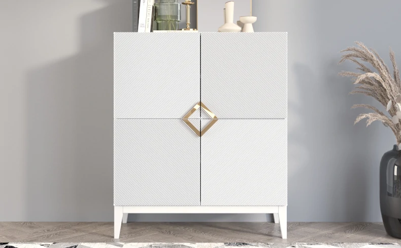 Kommode weiß Holz 100 cm