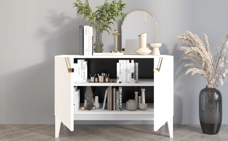 Kommode weiß minimalistisch