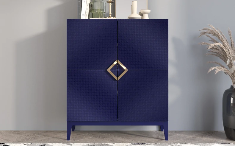 Kommode blau 100 cm