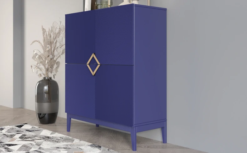 Sideboard 100 cm blau