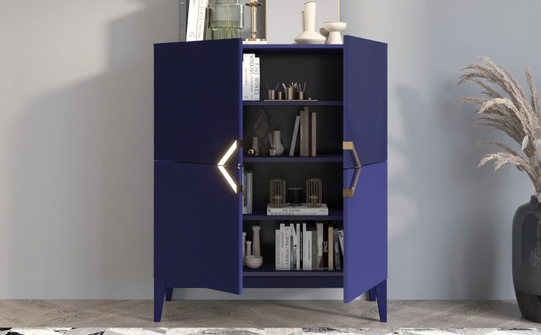 Kommode blau skandinavisc