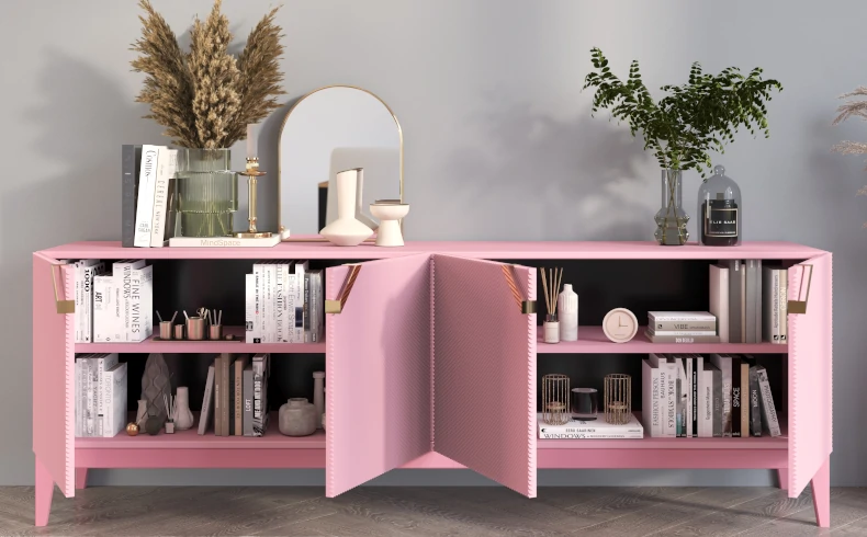 Sideboard rosa modern Wohnzimmer