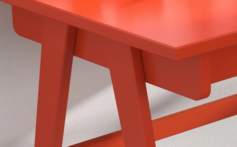 Frisiertisch orange modern