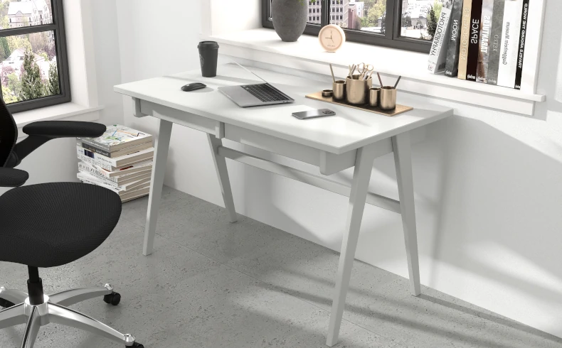 Schreibtisch grau modern