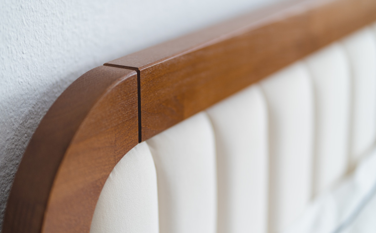 Doppelbett Polsterbett Buchenholz