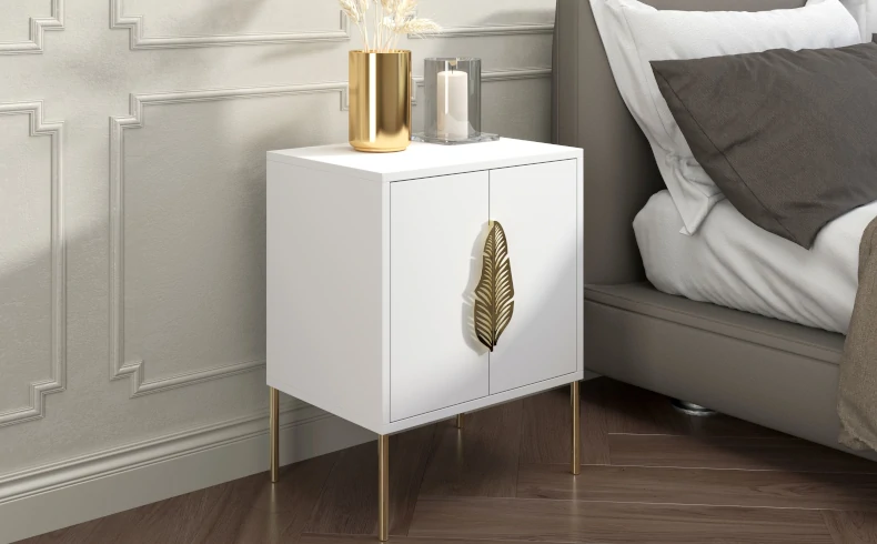 Nachttisch weiß modern Schlafzimmer