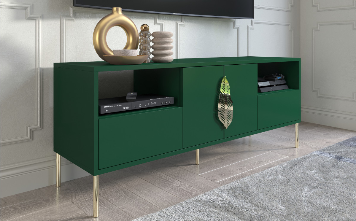 TV Lowboard grün 140 cm