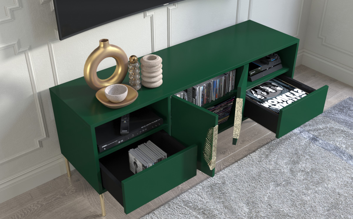 TV Schrank grün modern