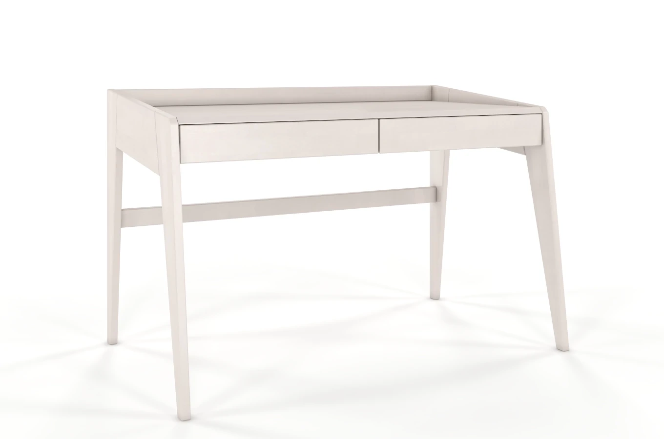 Schreibtisch / Schminktisch mit Schubladen aus Buchenholz Visby Lisa / 125 x 70 cm