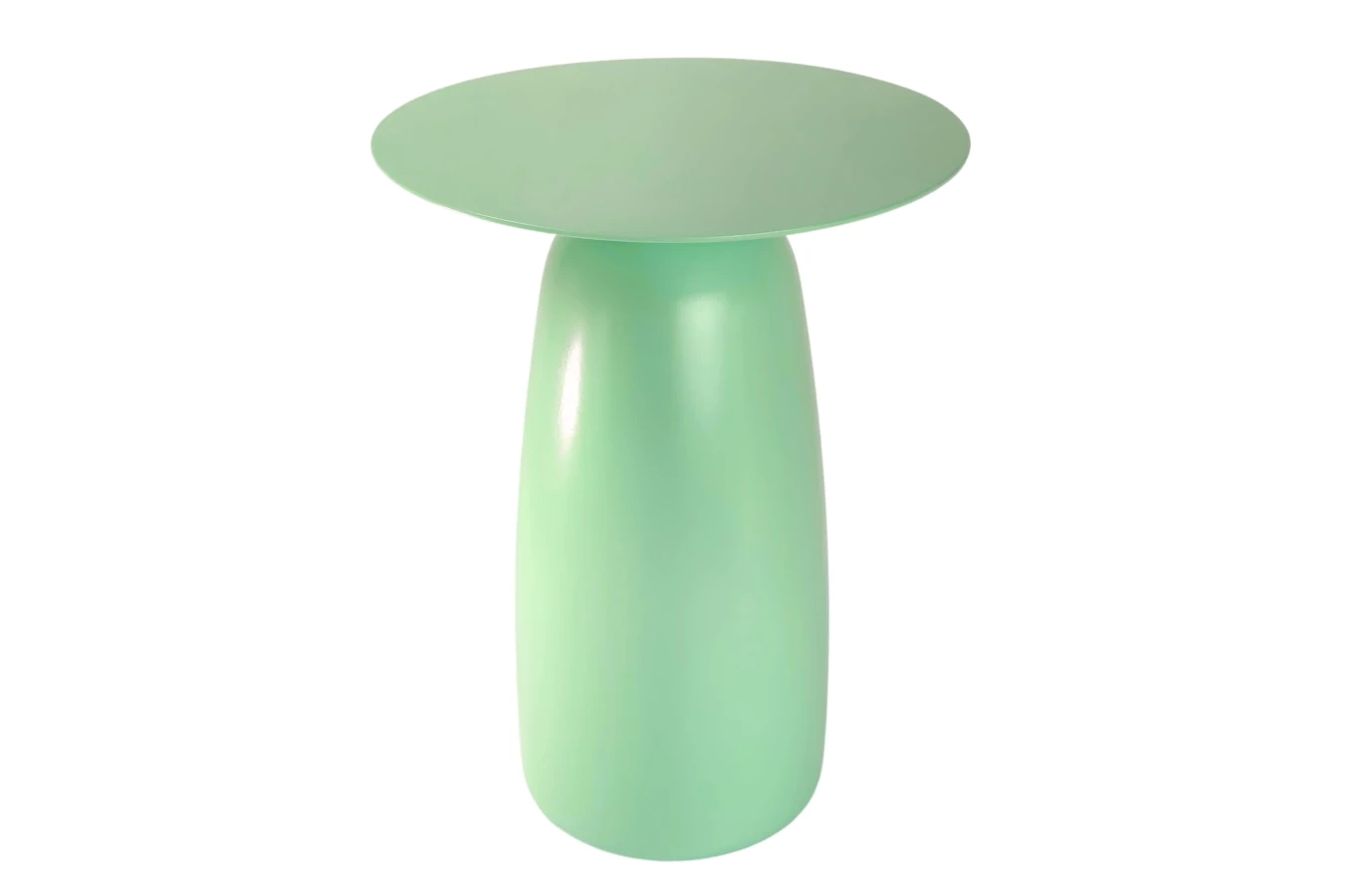 Holztisch Kayani Baobab 44 in verschiedenen Farben / Höhe 44 cm / Pastellgrün