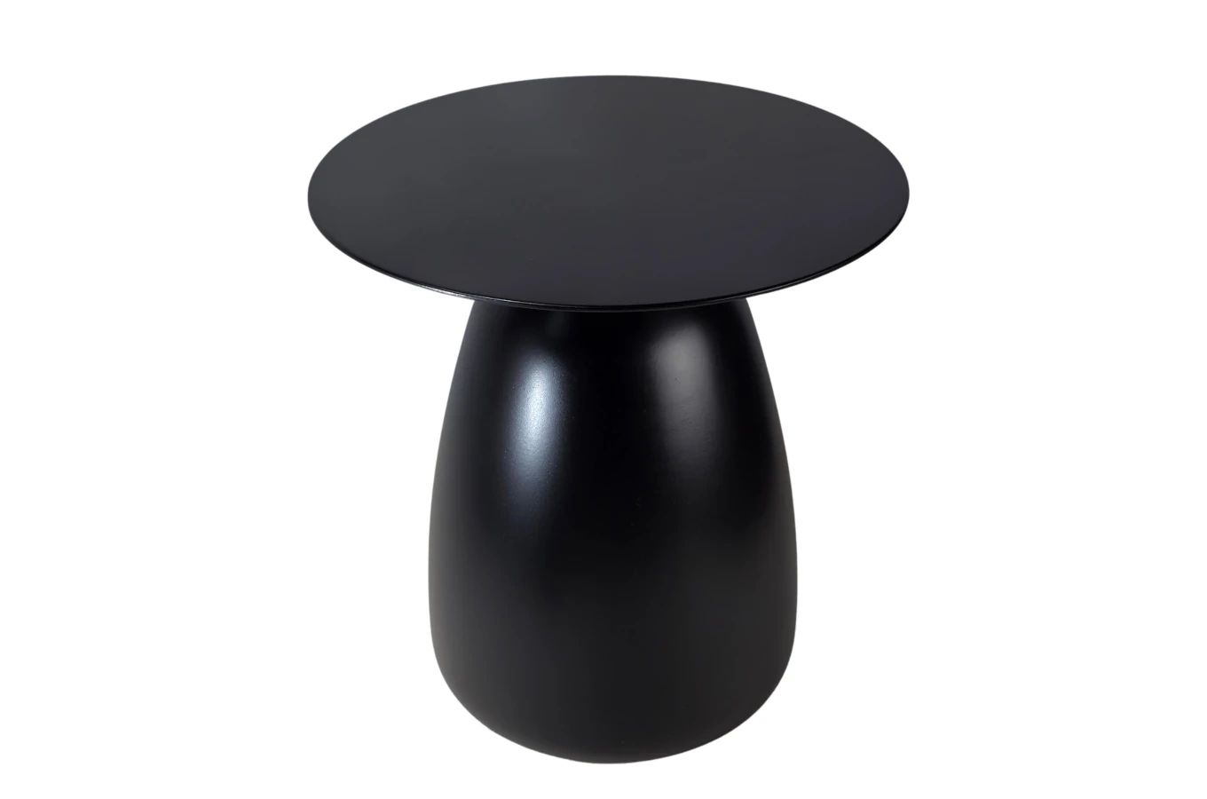 Holztisch Kayani Baobab 34 in verschiedene Farben / Höhe 34 cm / Schwarz