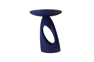 Holztisch Kayani Island verschiedene Farben / Höhe 40 cm / Marineblau