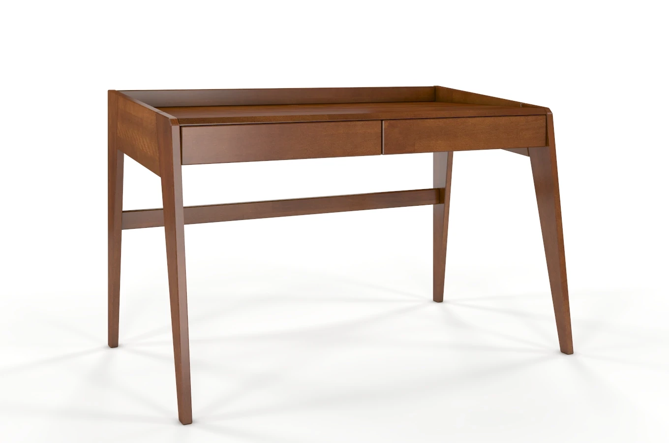Schreibtisch / Schminktisch mit Schubladen aus Buchenholz Visby Lisa / 125 x 70 cm