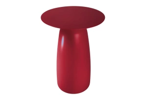 Holztisch Kayani Baobab 44 in verschiedenen Farben / Höhe 44 cm / Rot