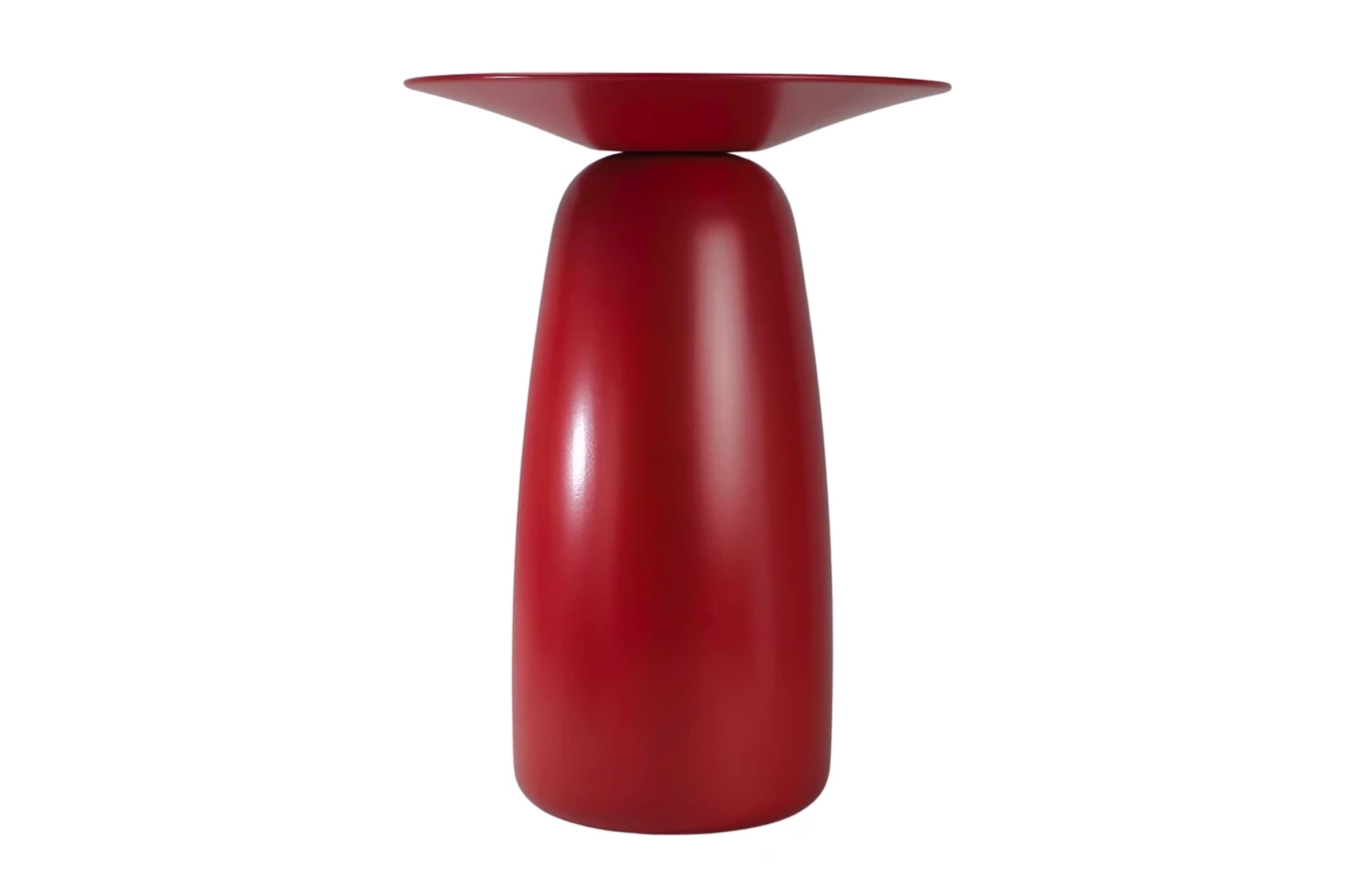 Holztisch Kayani Baobab 44 in verschiedenen Farben / Höhe 44 cm / Rot