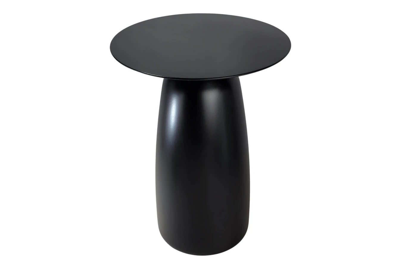 Holztisch Kayani Baobab 44 in verschiedenen Farben / Höhe 44 cm / Schwarz