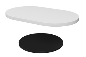 Zestaw blatów: biały + czarny (EAN 5903812269656)