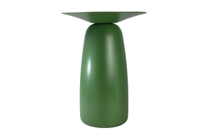 Holztisch Kayani Baobab 44 in verschiedenen Farben / Höhe 44 cm / Grün