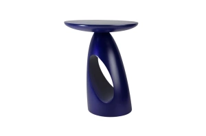 Holztisch Kayani Island verschiedene Farben / Höhe 40 cm / Marineblau