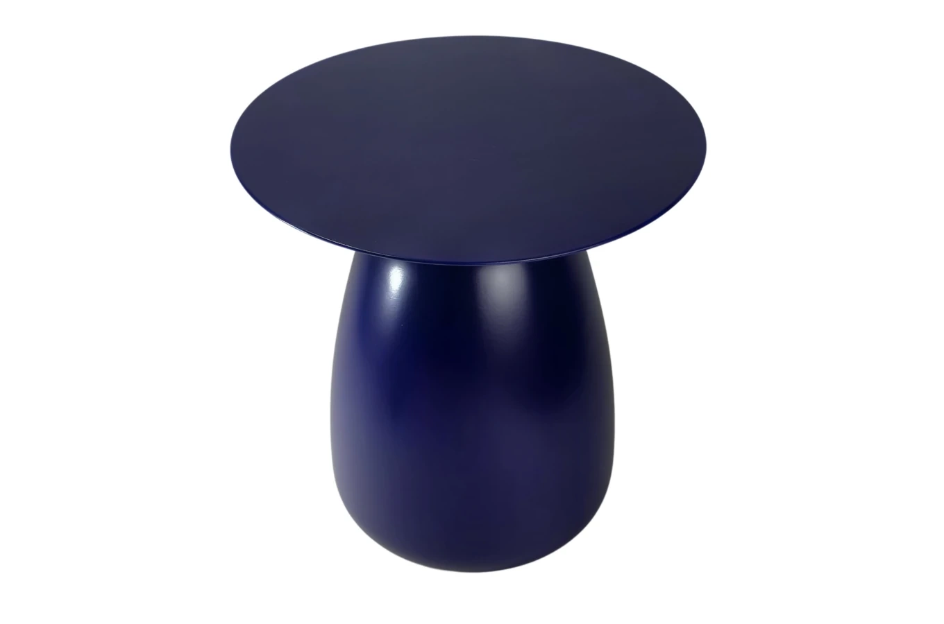 Holztisch Kayani Baobab 34 in verschiedene Farben / Höhe 34 cm / Marineblau