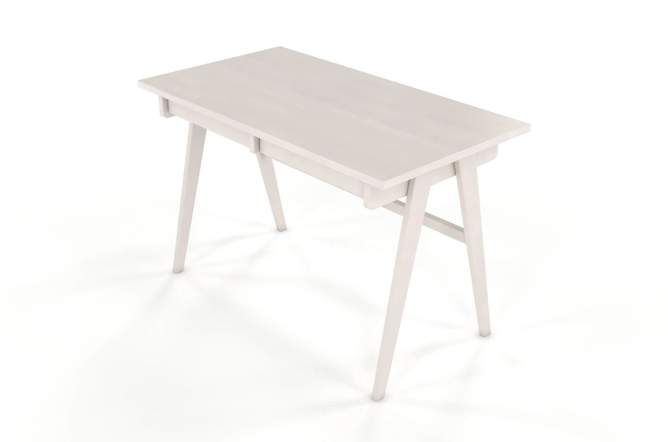 Schreibtisch / Schminktisch mit Schubladen aus Buchenholz Visby Edda / 120 x 65 cm