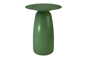 Holztisch Kayani Baobab 44 in verschiedenen Farben / Höhe 44 cm / Grün