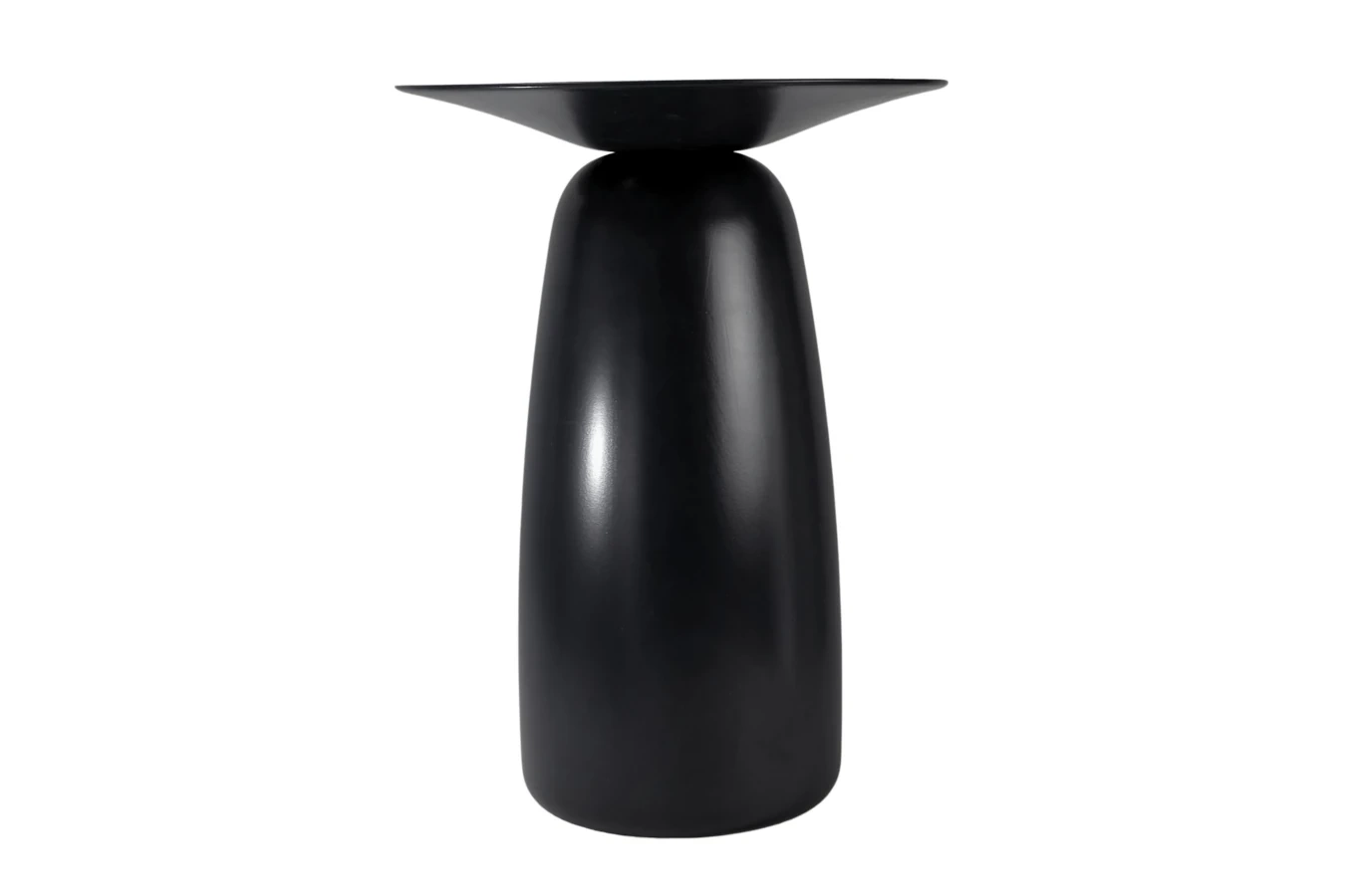 Holztisch Kayani Baobab 44 in verschiedenen Farben / Höhe 44 cm / Schwarz