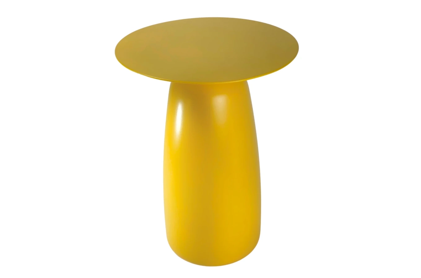 Holztisch Kayani Baobab 44 in verschiedenen Farben / Höhe 44 cm / Gelb