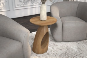 Holztisch Kayani Island verschiedene Farben / Höhe 40 cm