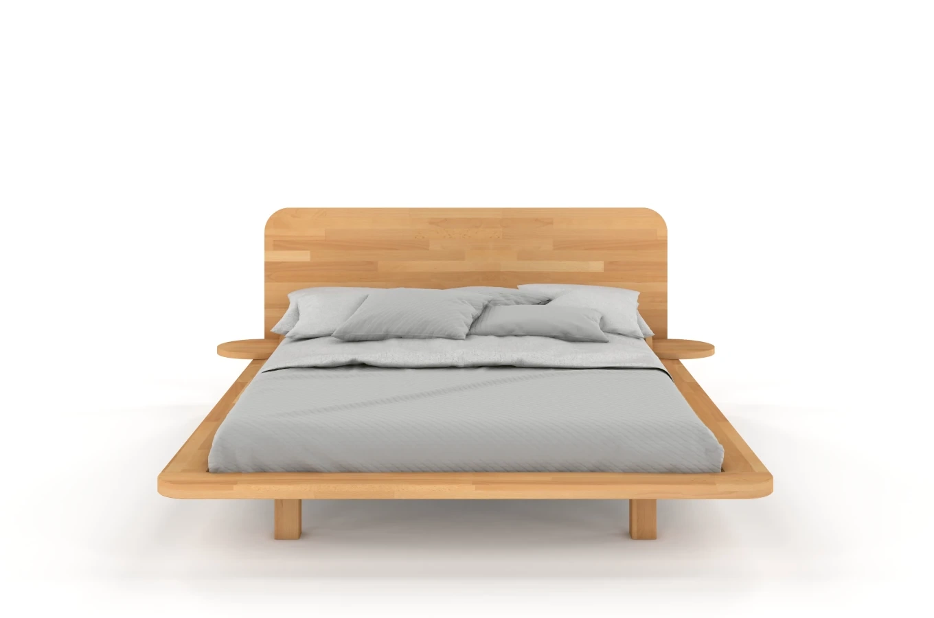 Schwebendes Bett aus Buchenholz Skandica JAPANDIC