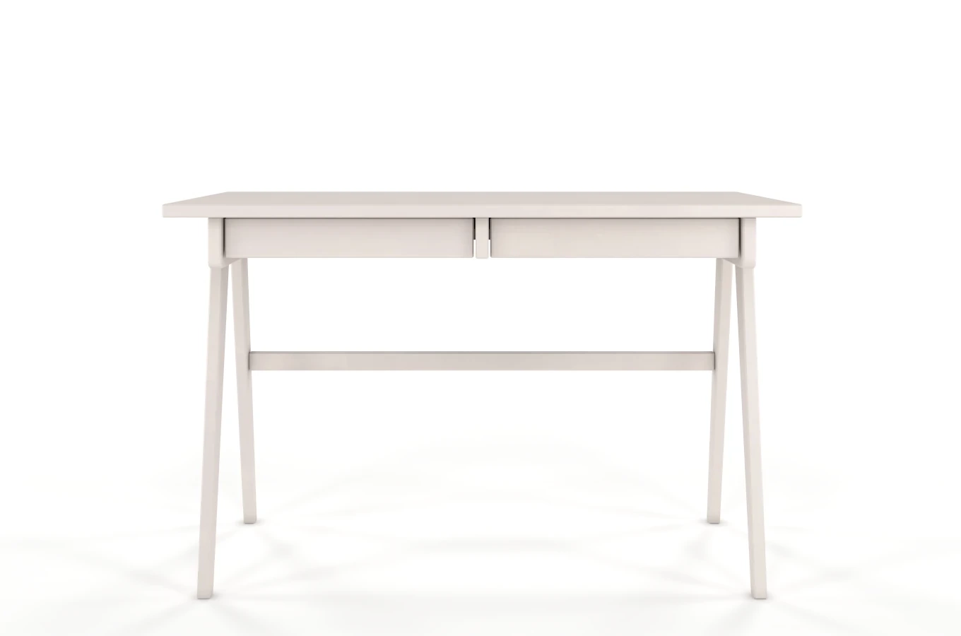 Schreibtisch / Schminktisch mit Schubladen aus Buchenholz Visby Edda / 120 x 65 cm
